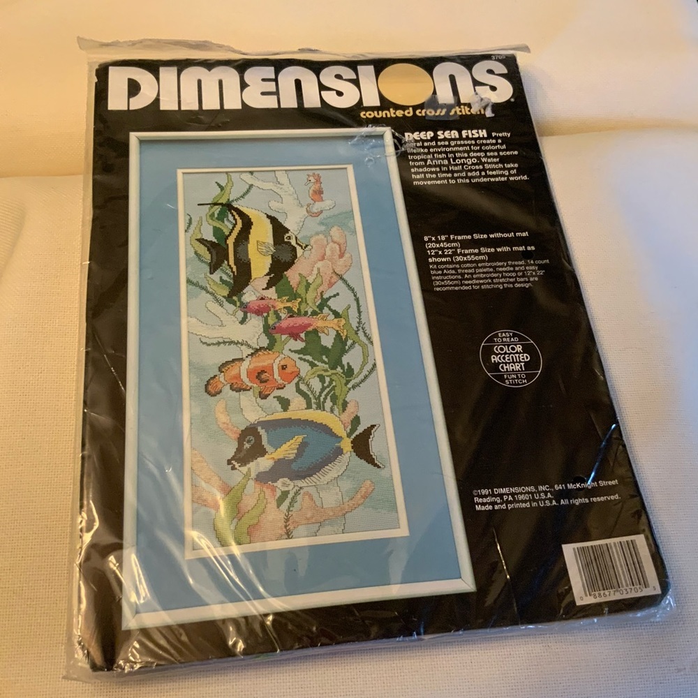 Dimensions Tropical Fish Counted Cross-stitch Kit